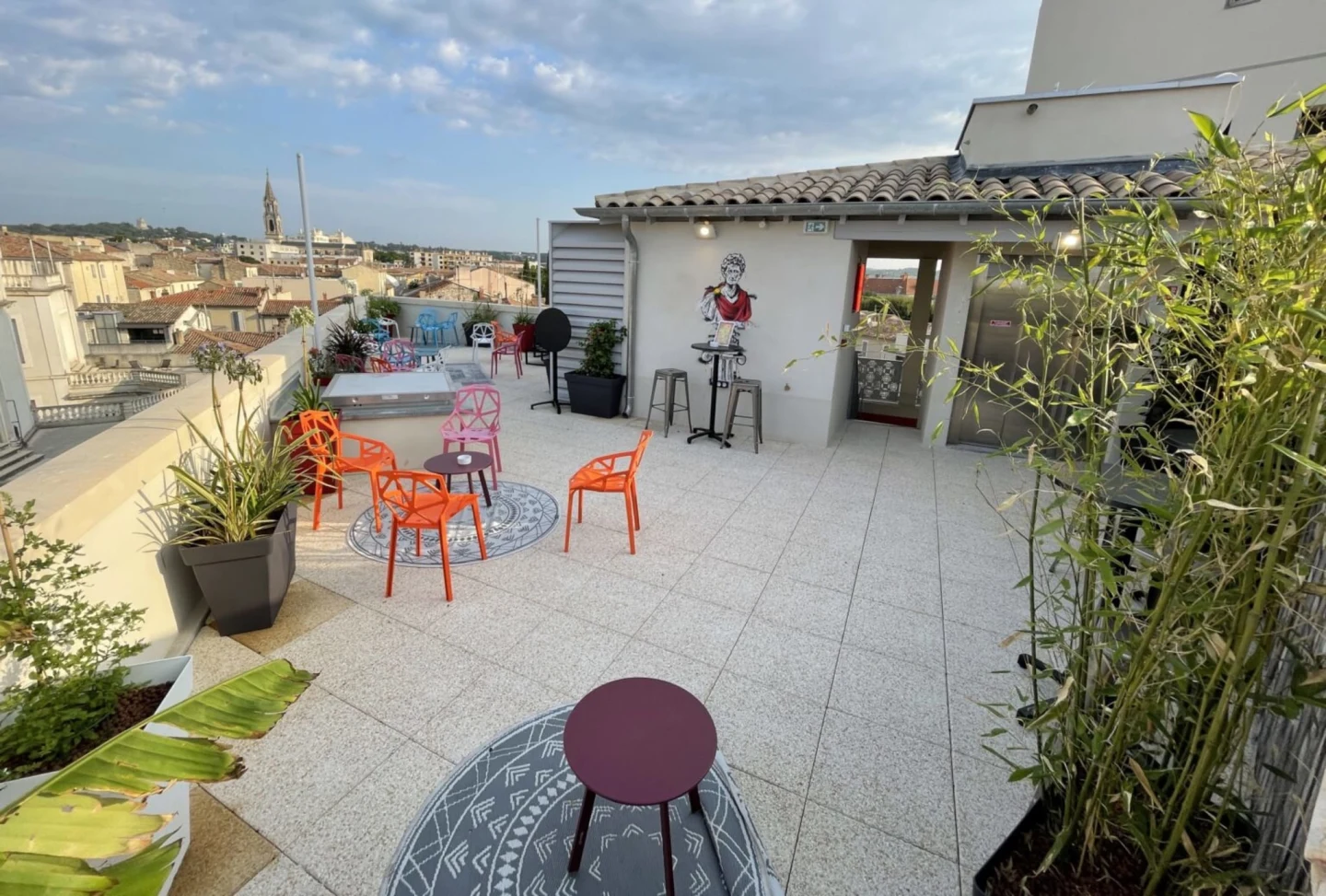 Terrasse du rooftop